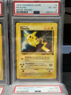 lot of 8 pokemon cards PSA 5-8. Pokemon Movie Promo Black Star Promo Pikachu 🔥 - Image 5