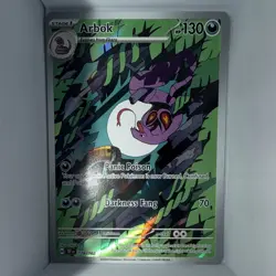 The Pokemon Company Pokemon TCG Arbok 176/162 SV05 Holo IR Eng 130HP Stage 1 - Image 1