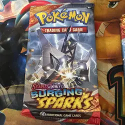 Surging Sparks Pokemon Booster Pack - Image 1