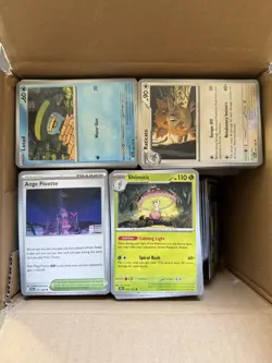 1200 Pokemon Card Lot Common Uncomons Holos Reverse and Double Rares ex - Image 2