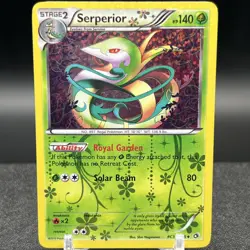Serperior RC3/RC25 Holo Legendary Treasures Radiant Collection Pokemon Card - Image 1