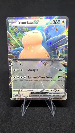 The Pokemon Company Snorlax ex 076/131 Prismatic Evolutions Double Rare Holo EN - Image 1