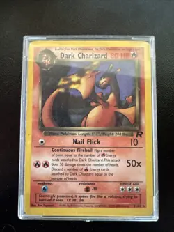 Dark Charizard 21/82 Team Rocket Non-Holo Rare Pokemon Card WOTC Vintage - Image 1
