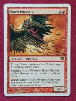Magic The Gathering 9TH EDITION SHARD PHOENIX red card MTG - Image 1