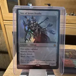 Wizards of the Coast Sire of Seven Deaths Foil Mythic Foundations #0001 (ENG) - Image 1