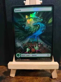 Forest 0276 FOIL Full Art - Aetherdrift - Common - NM (see pics) MTG - Image 1