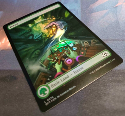 Forest 0276 FOIL Full Art - Aetherdrift - Common - NM (see pics) MTG - Image 3