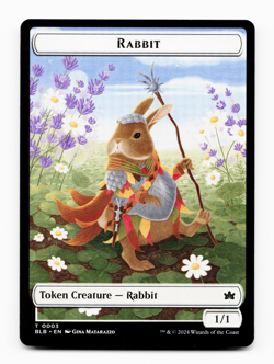Rabbit Token (003) Bloomburrow BLB MTG Magic - Image 1
