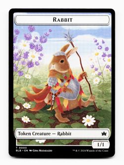 Rabbit Token (003) Bloomburrow BLB MTG Magic - Image 3