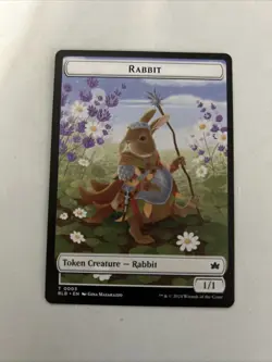 Rabbit Token (003) Bloomburrow BLB MTG Magic - Image 1