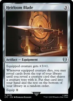 MTG - Heirloom Blade - Lord of the Rings Commander - Magic the Gathering - Image 1