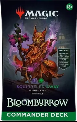 Bloomburrow Commander Deck - SQUIRRELED AWAY MTG Brand New Sealed - Image 1