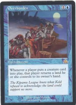 MTG Overburden R Prophecy #39 - Image 1