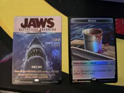 Jaws, Relentless Predator NM Foil Secret Lair, WITH Blood Token - Image 1