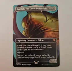 MTG Kozilek, the Great Distortion (Borderless) Commander Masters NM - Image 1
