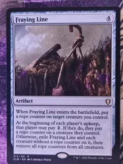 Fraying Line 314: Battle for Baldur's Gate Magic: The Gathering NM - Image 1