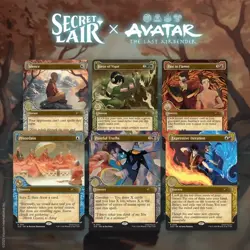 MTG Secret Lair AVATAR: One with the Elements - Non-Foil - US In Hand SEALED - Image 1