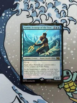 Namor, Scourge of the Seas - FOIL - MTG Marvel Super Heroes Commander - 0631 NM - Image 1