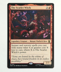The Scarlet Witch Marvel Super Heroes Regular MTG R 0151 - Image 1