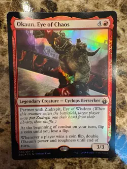 OKAUN, EYE OF CHAOS Magic MTG Battlebond Foil - Image 1