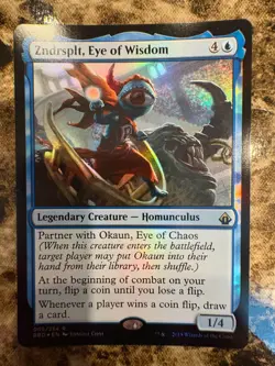 ZNDRSPLT, EYE OF WISDOM Magic MTG Battlebond Foil - Image 1