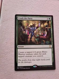 1x Crash the Party Streets of New Capenna MTG Magic the Gathering NM - Image 1