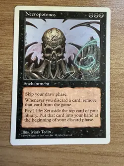 Necropotence - MTG 5th Edition LP - Image 1