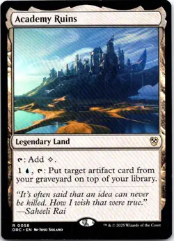 Academy Ruins 58 Rare Commander: Aetherdrift Magic: The Gathering Near Mint - Image 1