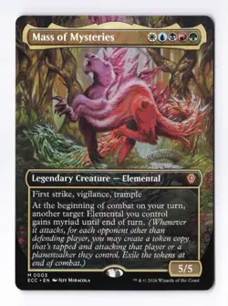 Mass of Mysteries (Borderless) 0003 (M) MTG Commander Lorwyn Eclipsed (ECC) - Image 1