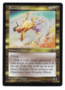 MTG Frenetic Efreet X1 Mirage Rare - Image 1