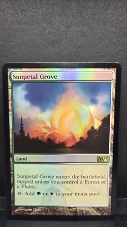 MTG NM Foil Sunpetal Grove #228 Core Set 2011 - Image 1