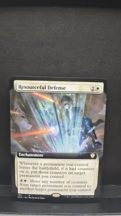 Resourceful Defense Extended- 120-Commander: Streets Of New Capenna -NM - MTG - Image 1