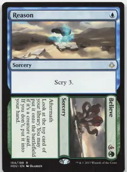 Reason // Believe - Hour of Devastation - Rare - Magic: The Gathering - Image 1