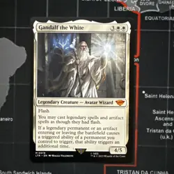 Gandalf the White 0019 NM Pack Fresh Non-Foil LOTR MTG Magic the Gathering - Image 1