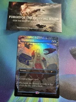 Counterspell 2497 Foil Secret Lair Whispers in Candlekeep D&D - Image 1
