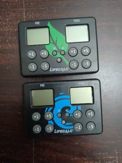 Legion Life Calc Calculator Blue And Green Commander Magic The Gathering TCG - Image 1