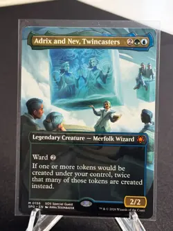 Adrix and Nev, Twincasters M 156 Special Guests (SPG) MTG Borderless Regular NM - Image 1