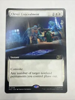 Clever Concealment (Extended Art) Commander: Marvel Super Heroes Regular NM - Image 1