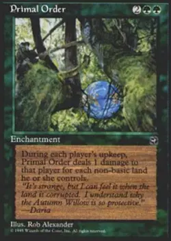 MTG Primal Order, Homelands, Heavily Played, English - Image 1