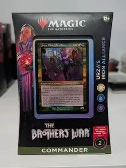 Factory Sealed MTG The Brothers War URZA'S IRON ALLIANCE Commander Deck - Image 1