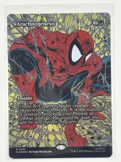 Arachnogenesis (Borderless) Marvel Universe Eternal-Legal Foil - Image 1