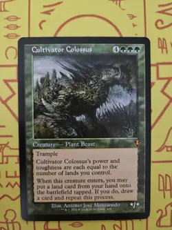MTG Innistrad Remastered Cultivator Colossus Retro Frame Regular NM - Image 1