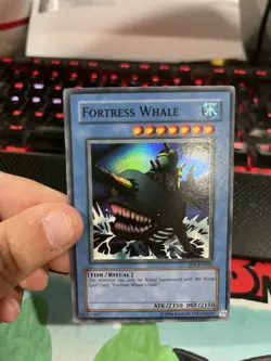 YUGIOH NEAR MINT FORTRESS WHALE - TOURNAMENT PACK 7 TP7-EN003 - Image 1