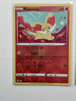 Silver Tempest Pokemon Card Lot - Delphox EVO Line - X3 Reverse Holos - A97 - Image 4