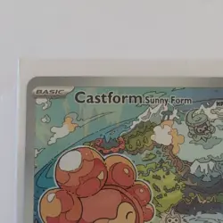 The Pokemon Company Castform Sunny Form 195/191 Sv08 IR Full Art Holo EN 70HP - Image 4