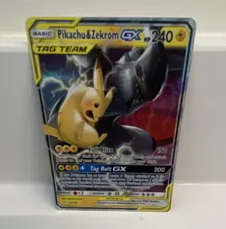 The Pokemon Company Pikachu & Zekrom GX 33/181 Team Up Ultra Rare NM - Image 1