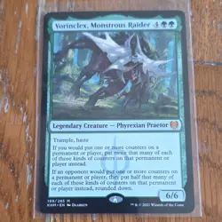 Wizards of the Coast MTG Vorinclex, Monstrous Raider Kaldheim 199/285 Mythic - Image 1