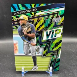 Jackson Chourio Baja Tiger 2025 Panini The National VIP Gold Pack #47 SP - Image 1