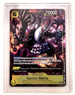 Gecko Moria SR Alt Art OP14-104 The Azure Sea’s Seven English One Piece - Image 1