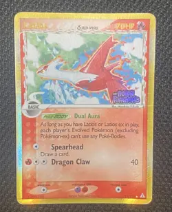 Pokemon Card-Latias-Holo-Delta Species-Holon Phantom-11/110-ENG-PL-Stamped - Image 1